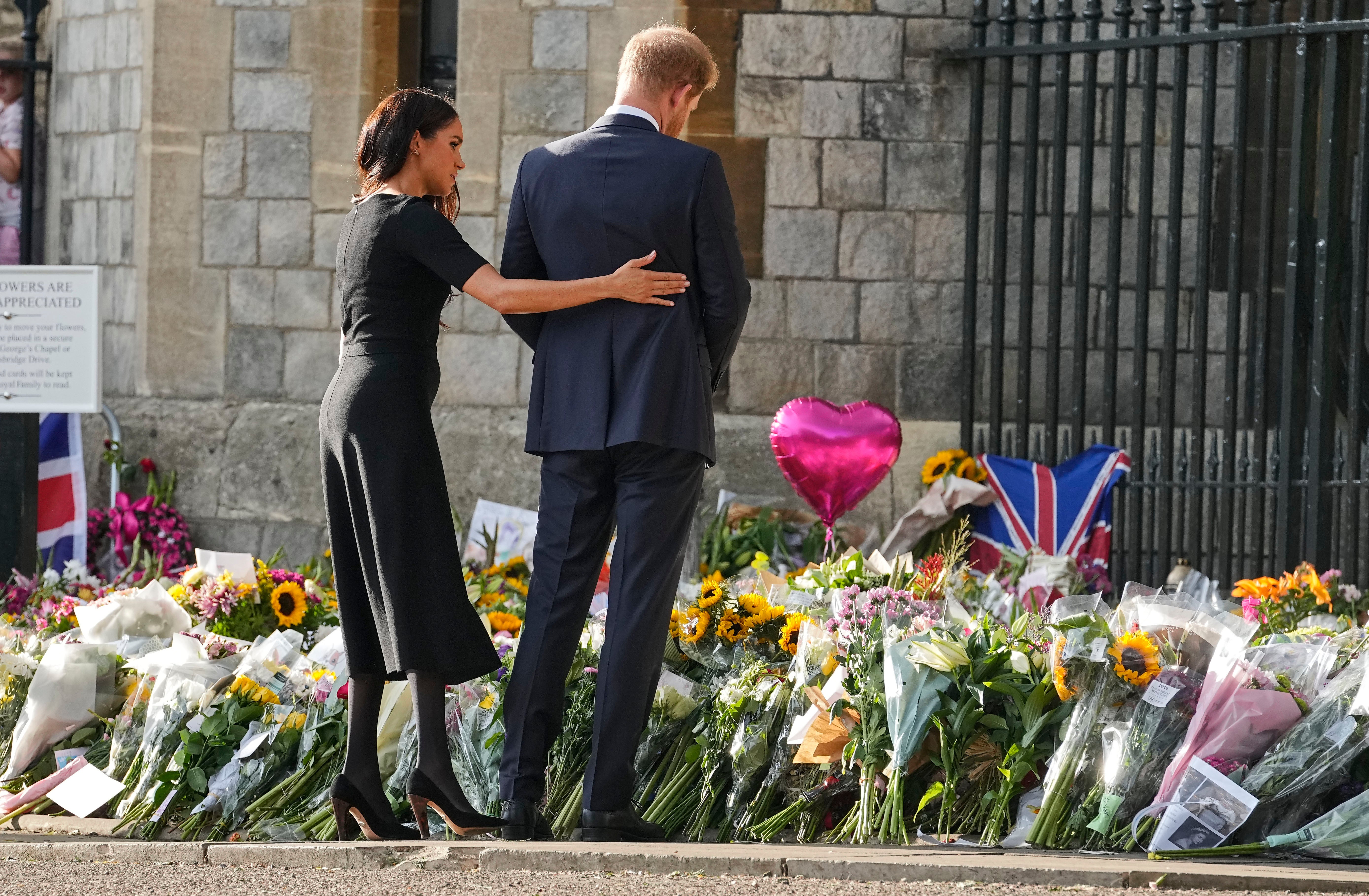 The Duke and Duchess of Sussex are expected to stay in the UK until the Queen’s funeral
