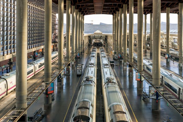 <p>Atocha: the main railway station in Madrid</p>