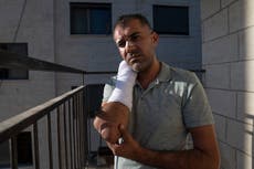 Palestinian man left beaten, bloodied by Israeli police