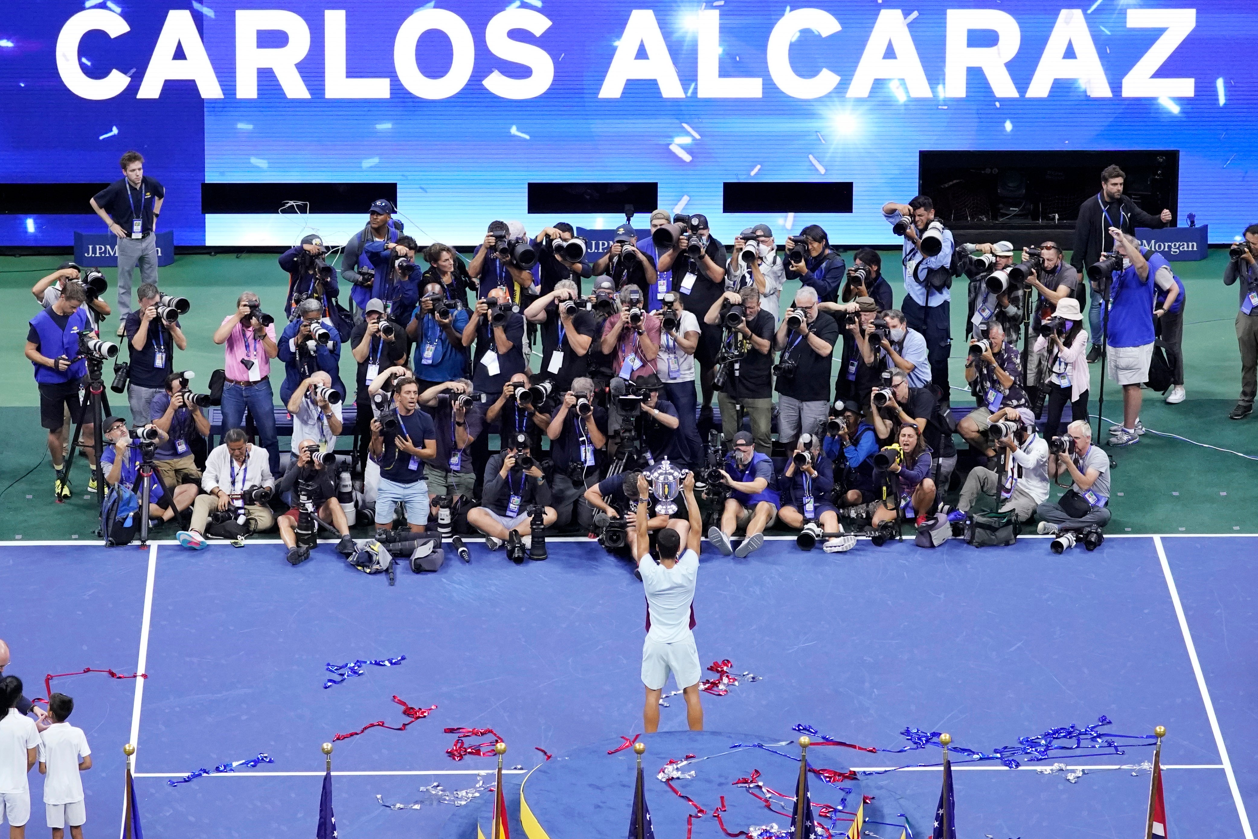 Carlos Alcaraz is tennis’ new superstar (Mary Altaffer/AP)