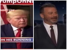Jimmy Kimmel praises Indian news channel for fact-checking Donald Trump’s ‘clearly fake’ statements