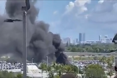 Devastating fire from tailgater grill wipes out cars at Dolphins game