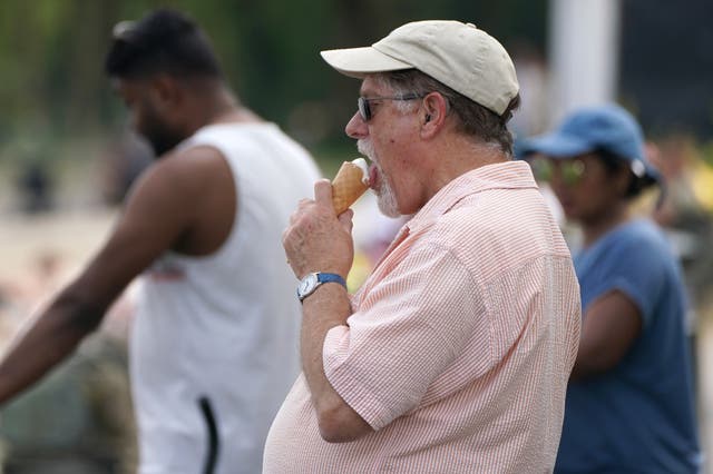 Britain’s economy staged a modest rebound in July after contracting in June, but growth was held back by the searing heatwave and pressure from rocketing prices, official figures show (Andrew Milligan/PA)