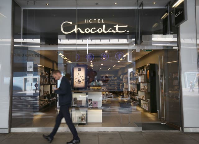Hotel Chocolat has said it will stop sales to customers through its own websites in the US (PA)