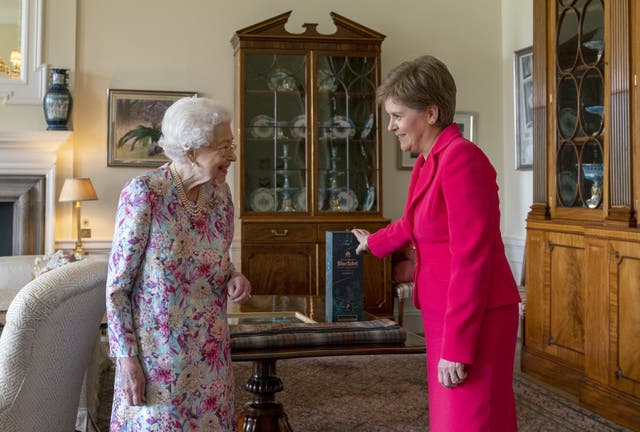 Nicola Sturgeon has paid tribute to the Queen (Jane Barlow/PA)