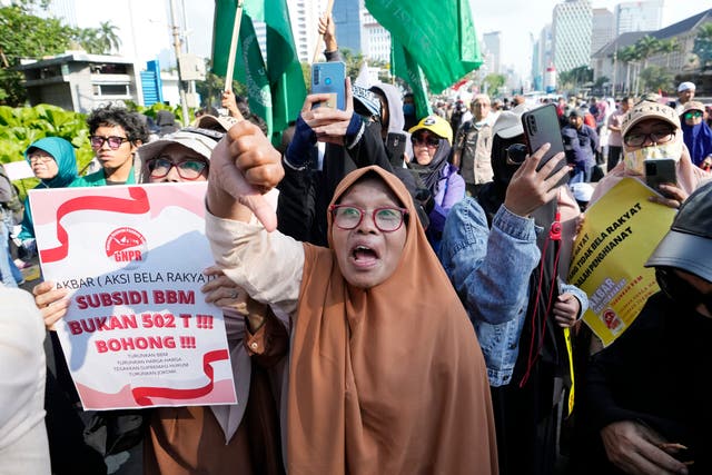 Indonesia Fuel Price Protest