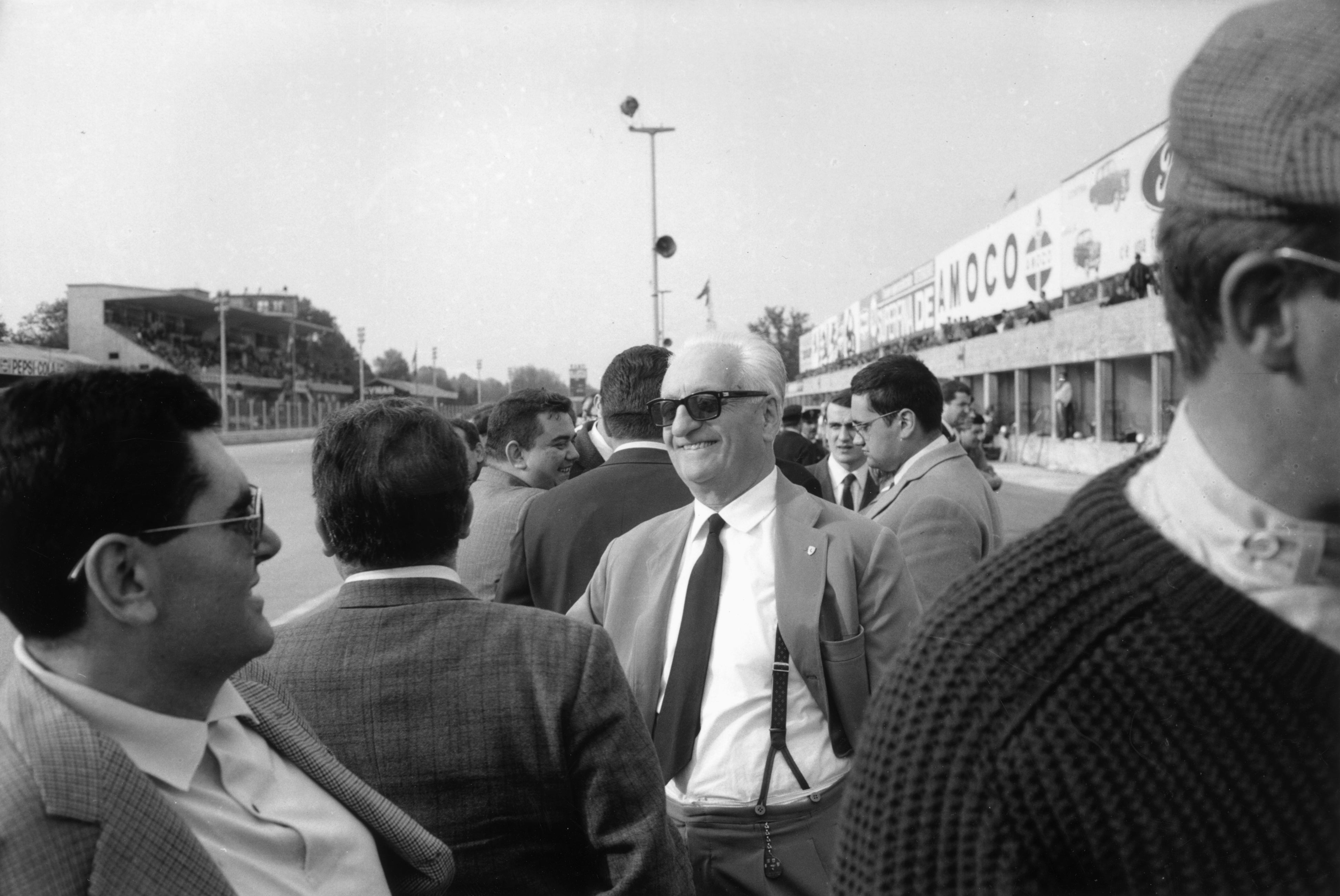 Enzo Ferrari – at Monza in 1966 – built a motorsport hegemon