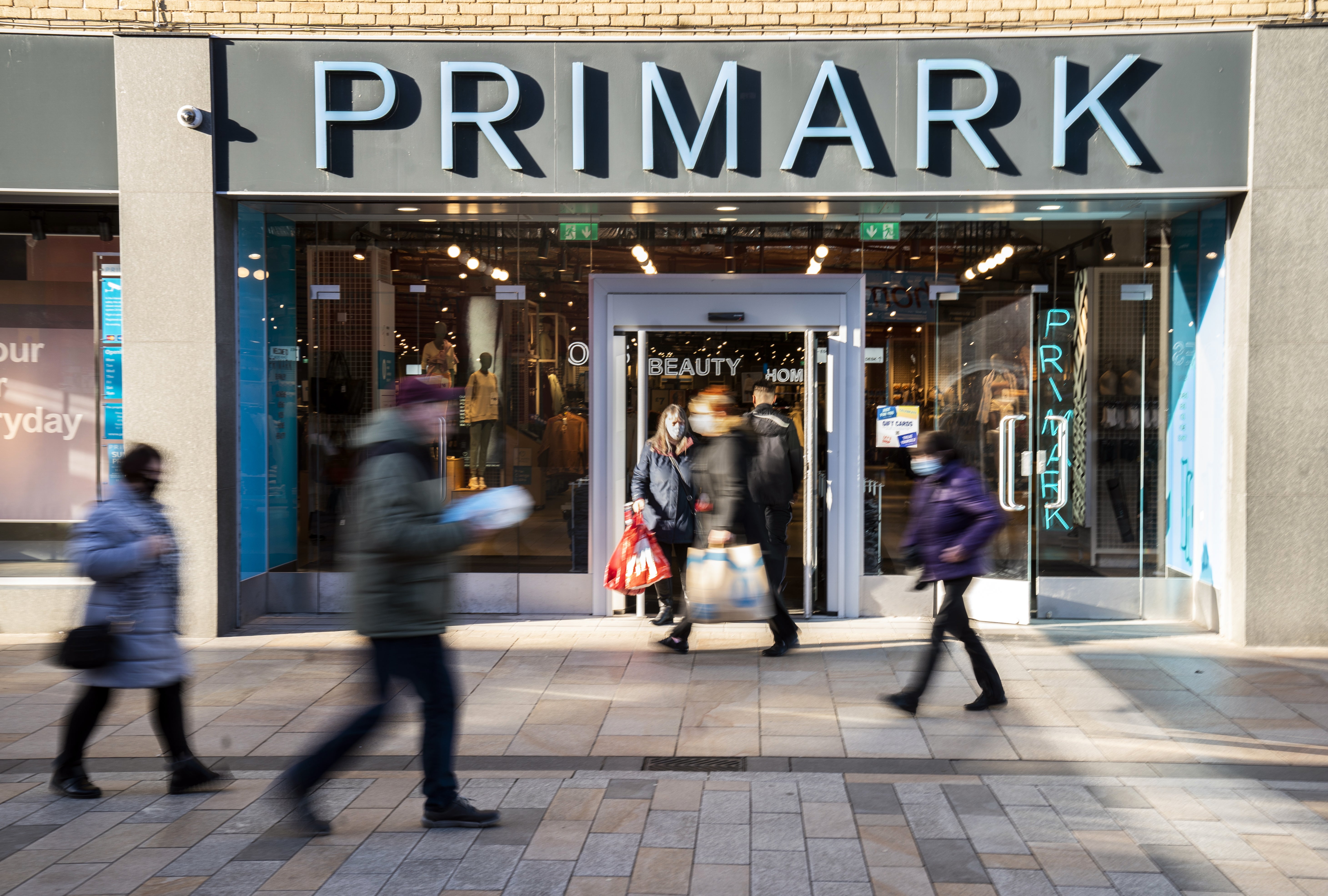 Primark is to shut all its stores on Monday due to the Queen’s funeral (Danny Lawson/PA)