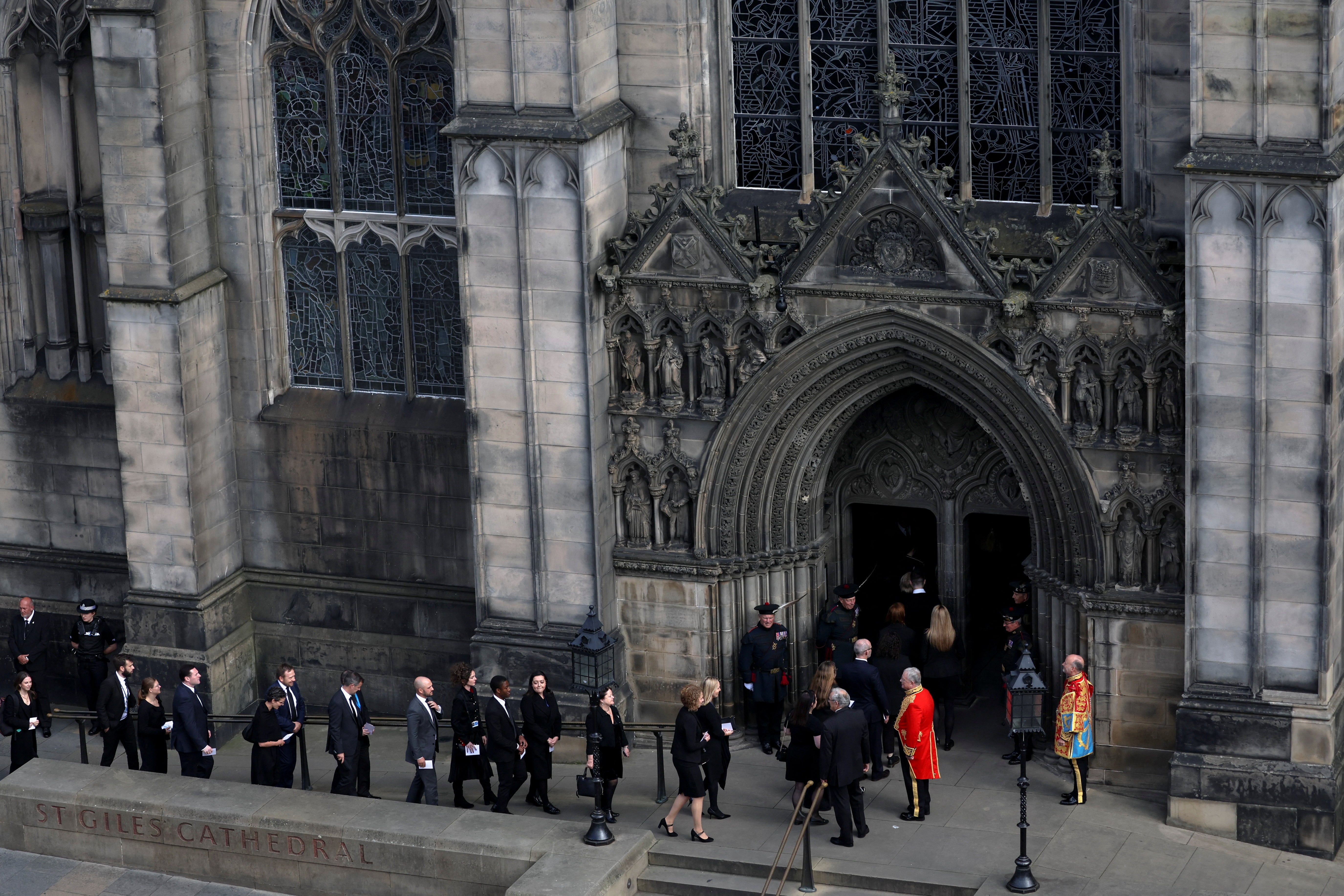 The service is taking place in the centre of Edinburgh (Russell Cheyne/PA)