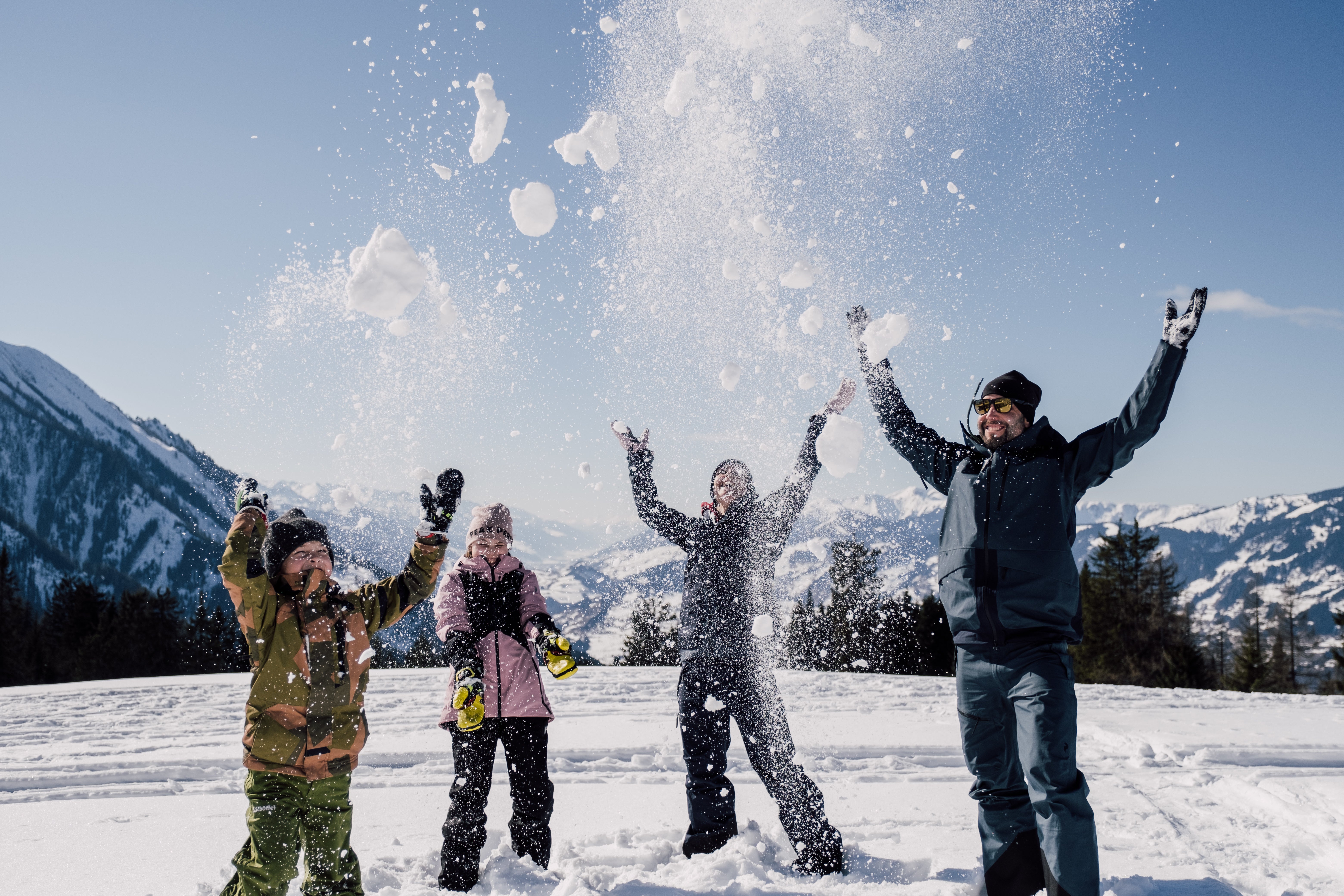 With four ski schools, skiers of all ages and abilities are catered to