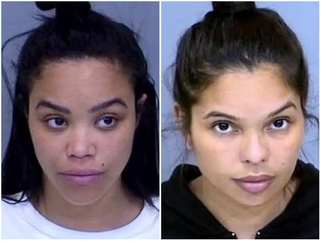 <p>Kelly Pichardo (left) and Leeza Rodriguez (right) were convicted of assaulting a fellow plane passenger</p>