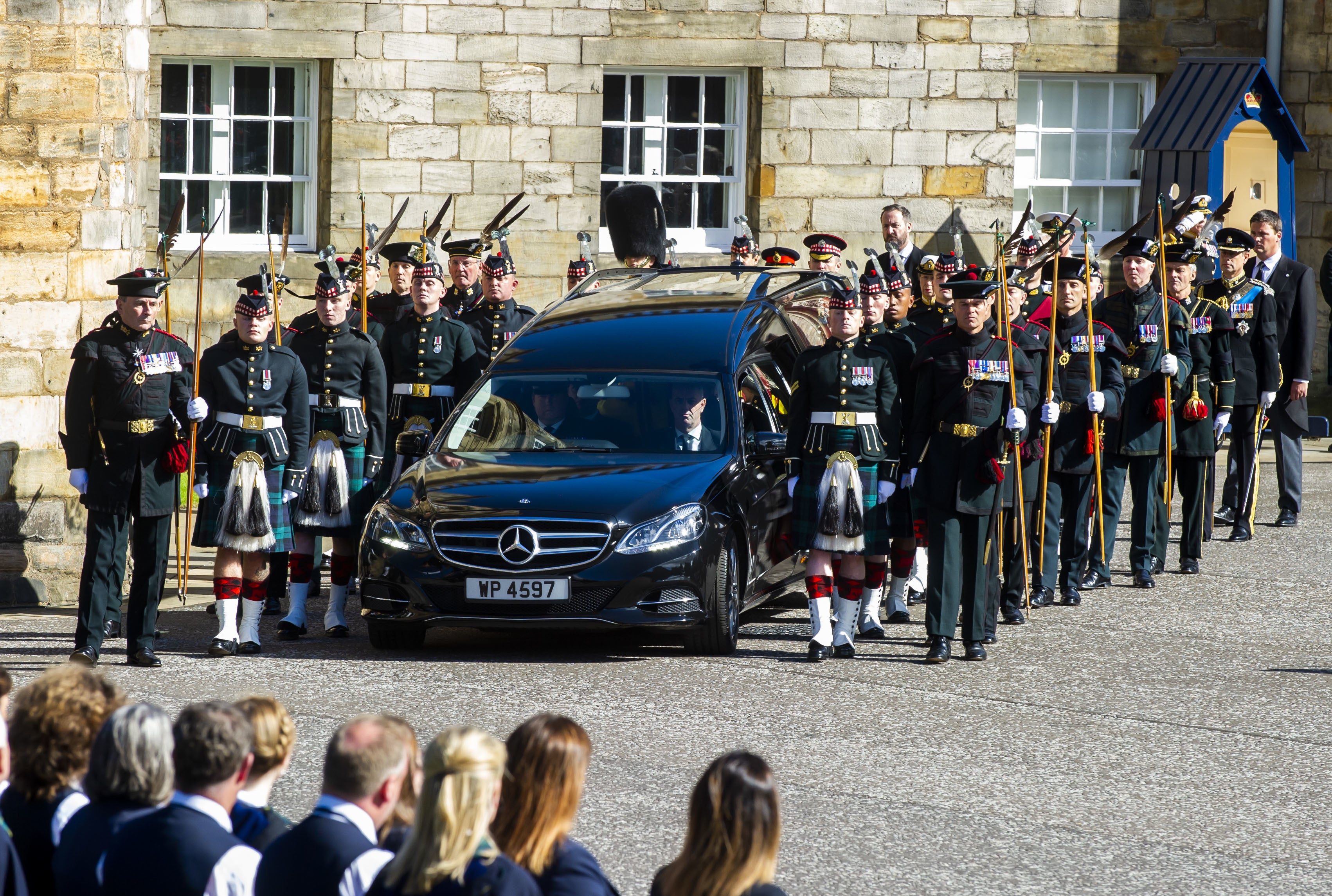 The Queen’s children accompanied the hearse (Lisa Ferguson/The Scotsman/PA)