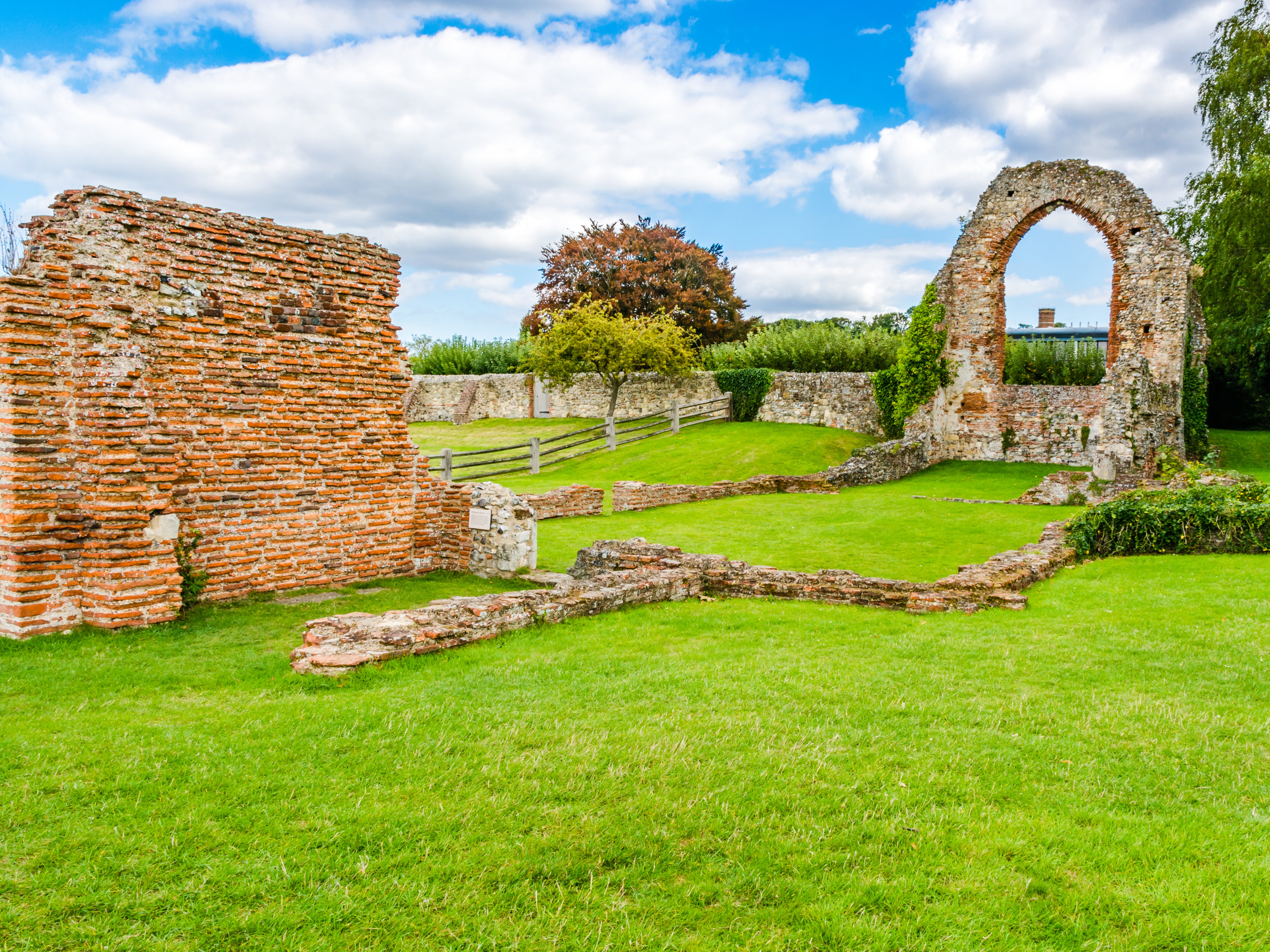 Ruins of the Anglo-Saxon St Pancras Church in St Augustine’s Abbey, Canterbury