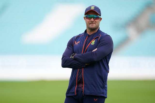 Mark Boucher is to stand down as South Africa head coach (John Walton/PA)