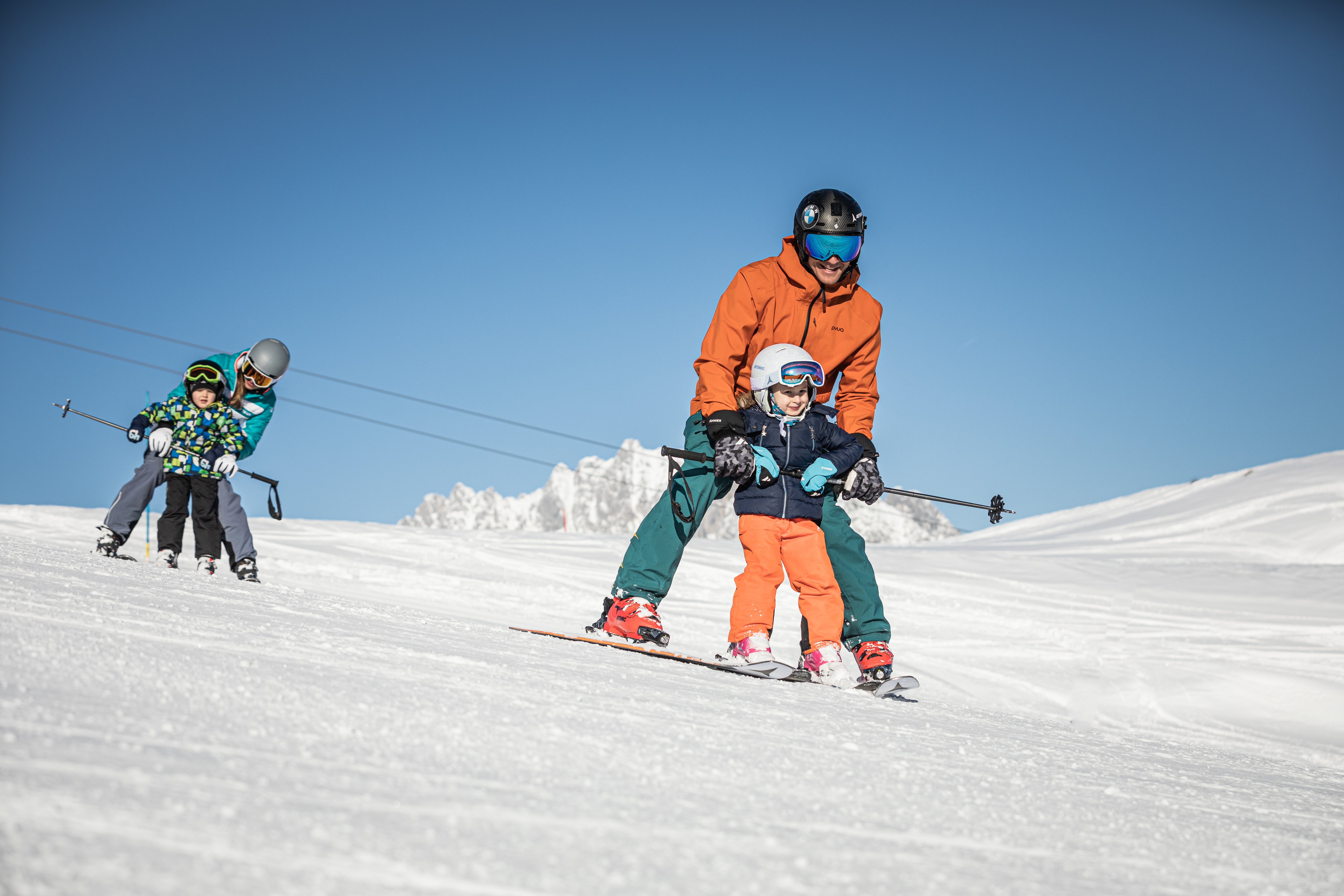 With slopes for all ages and abilities, St Johann in Tirol is perfect for a family ski trip