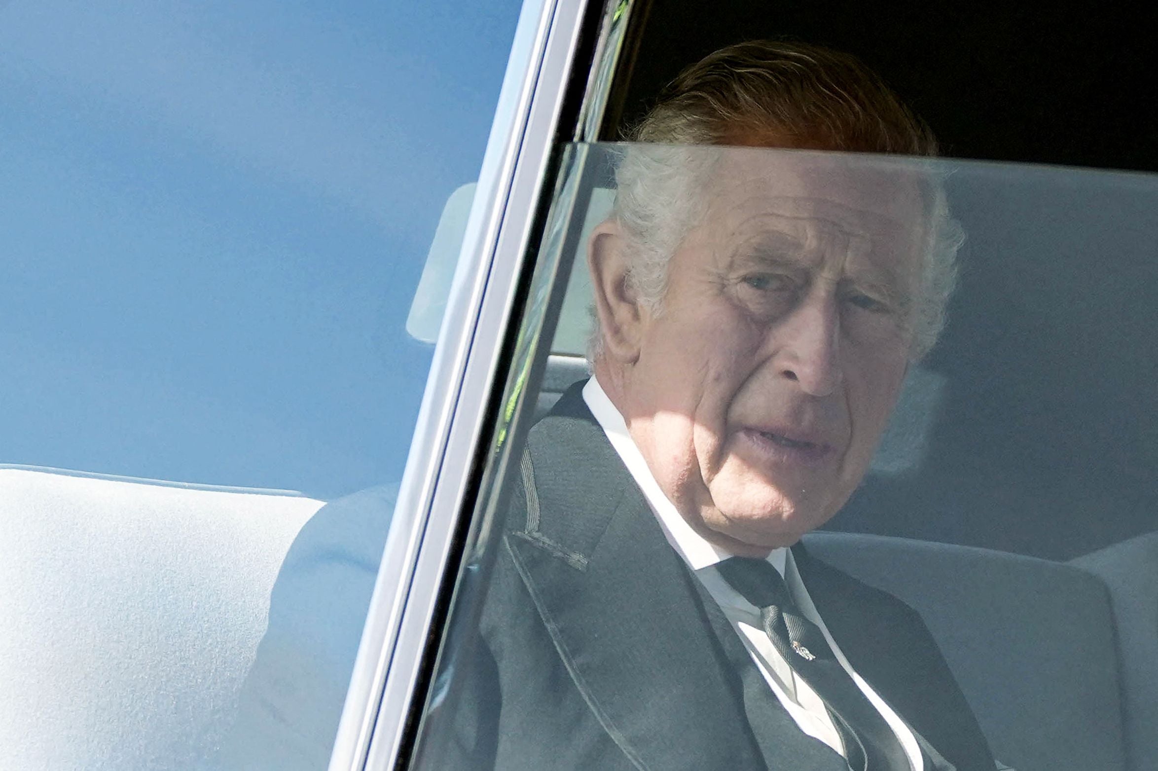 King Charles and Queen Consort Camilla arriving in Edinburgh on Monday for an afternoon of ceremonies giving thanks for the life of Queen Elizabeth II