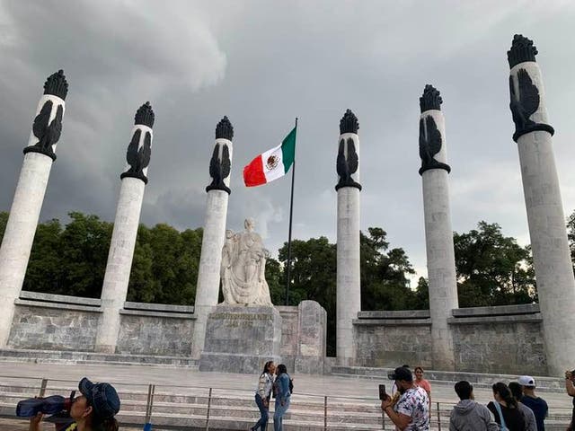 <p>Monumento a los Niños Héroes en Chapultepec, México.</p>