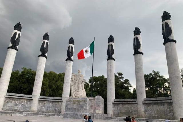 <p>Monumento a los Niños Héroes en Chapultepec, México.</p>