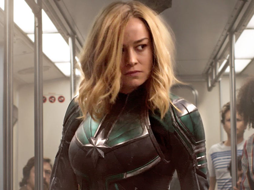 Brie Larson as Carol Danvers in ‘Captain Marvel'