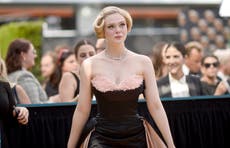 Elle Fanning Old Hollywood for Emmys, others in red zone