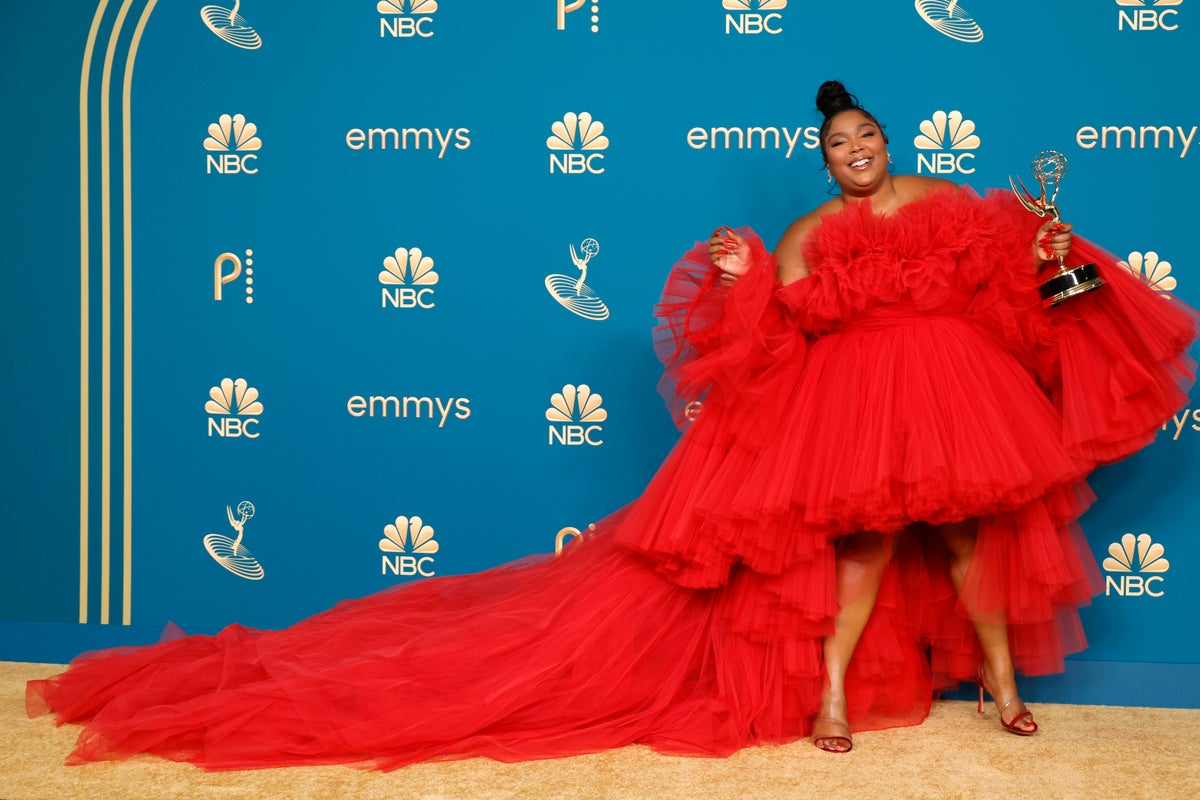 Fans are obsessed with Lizzo’s red tulle Emmys dress: ‘Something dreams are made of’