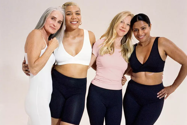 <p>Models in the new menopause clothing range by Primark</p>