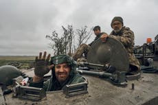 Ukraine piles pressure on retreating Russian troops