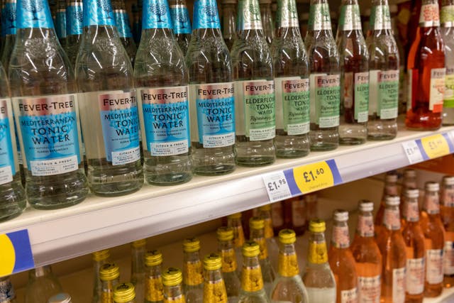 Fever-Tree said pressures on glass costs have been driven by the high price of gas (Alamy/PA)