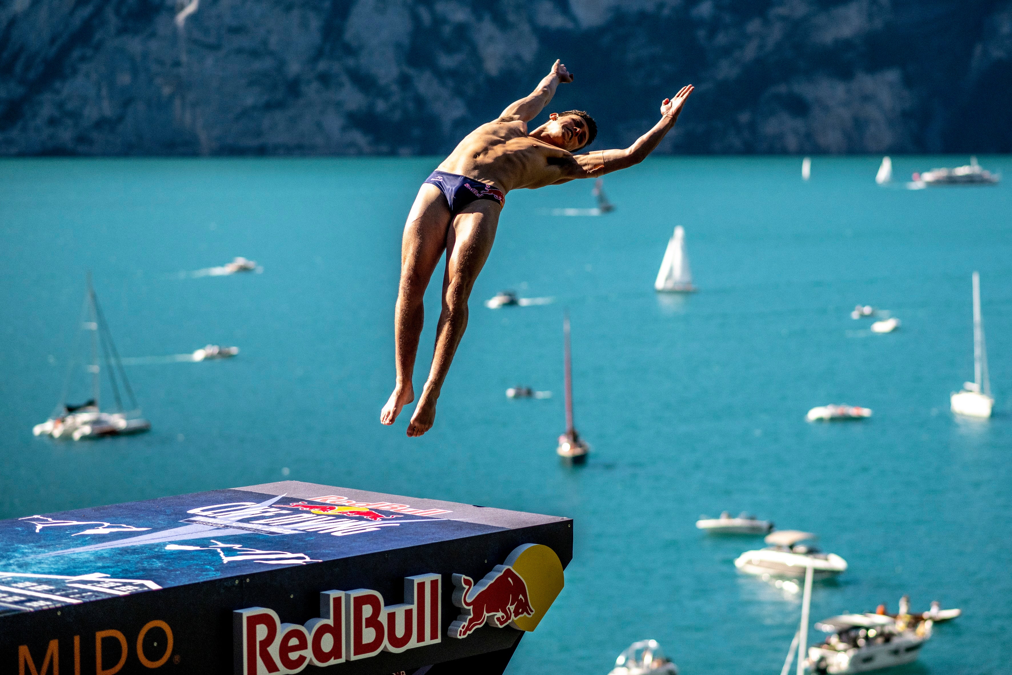 Briton says competing in cliff diving world event is a ‘dream come true