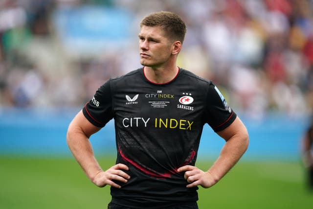 Owen Farrell could be in action for Saracens against Harlequins on Saturday (Mike Egerton/PA)