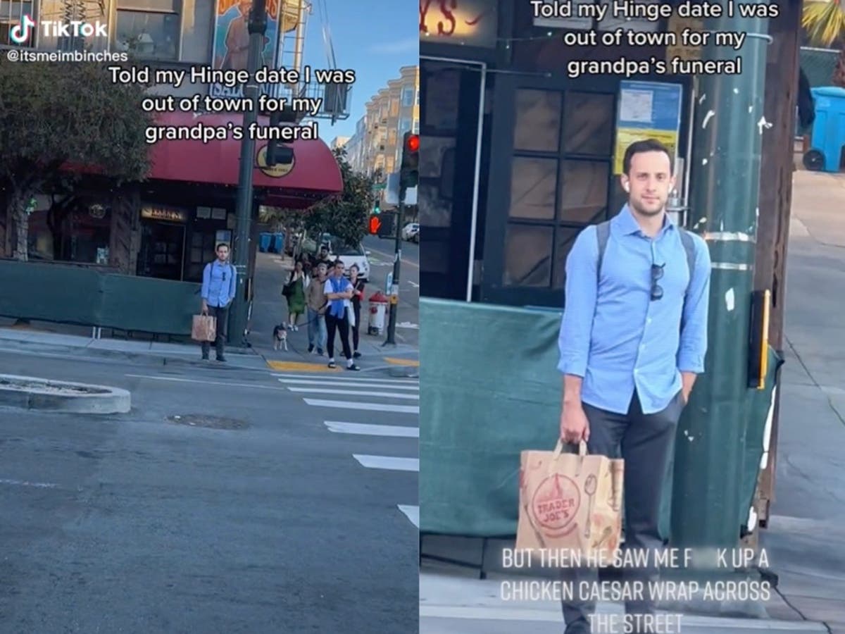 TikToker reveals Hinge date caught them in lie after they claimed they were out of town for grandpa’s funeral TikToker reveals Hinge date caught them in lie after they claimed they were out of town for grandpa’s funeral