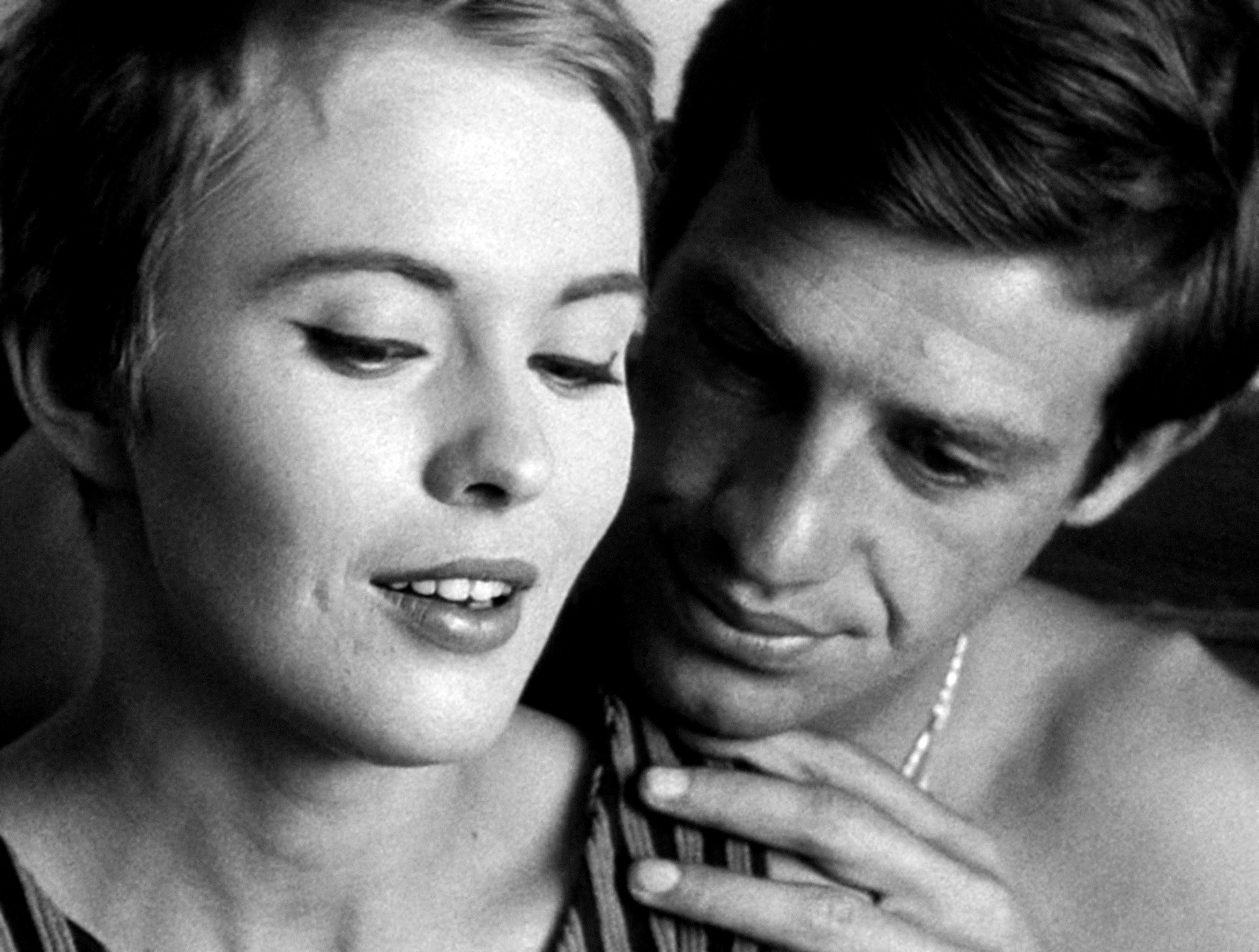 Jean Seberg and Jean-Paul Belmondo in Jean-Luc Godard’s ‘Breathless’ in 1959