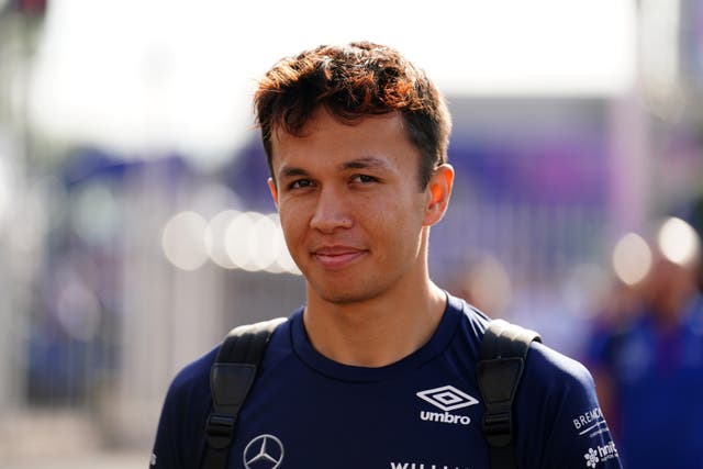 Albon has been released from hospital (David Davies/PA)