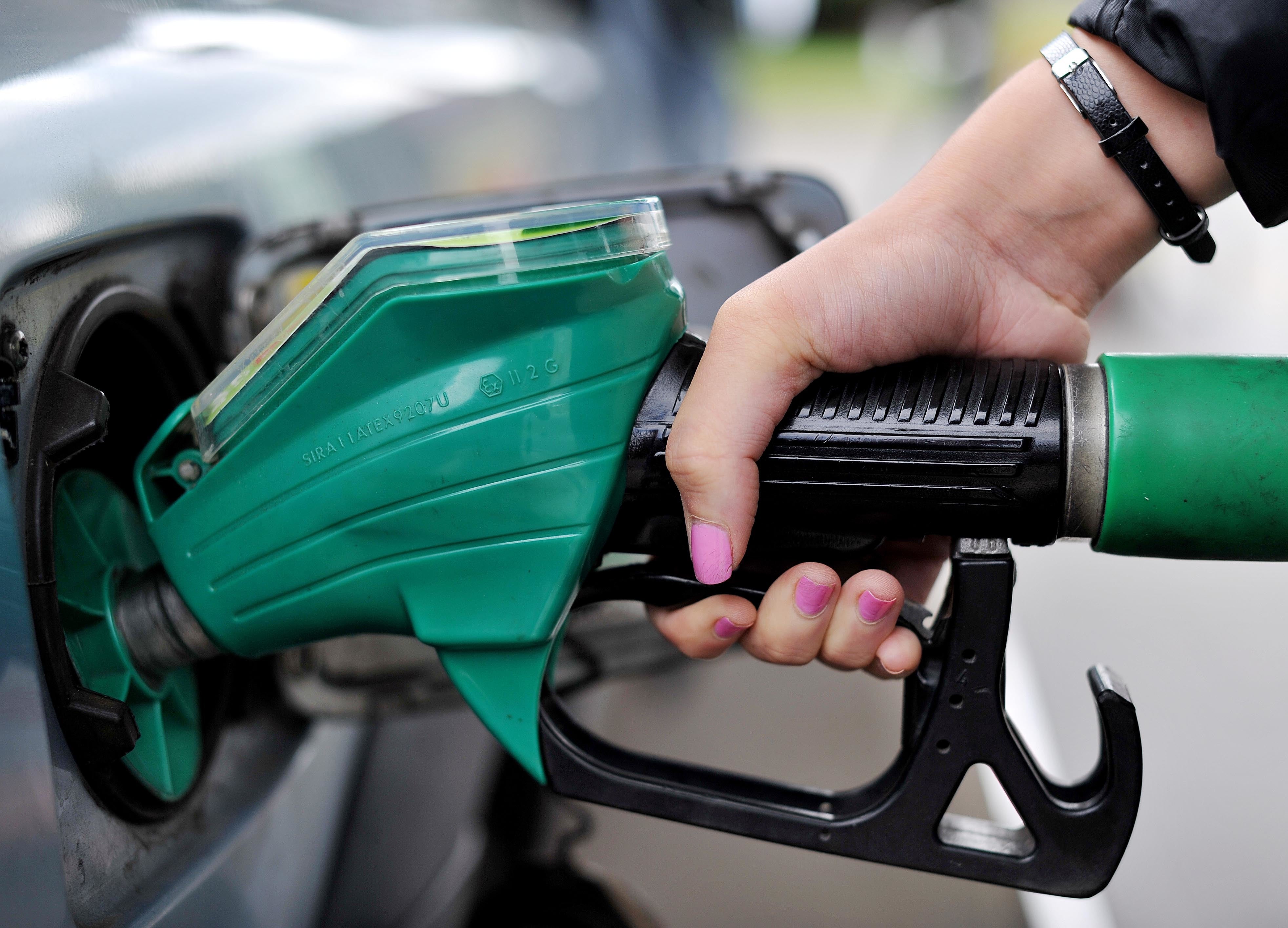 A near-7% fall in petrol and diesel prices helped take the edge of inflation in August (Nicholas T Ansell/PA)