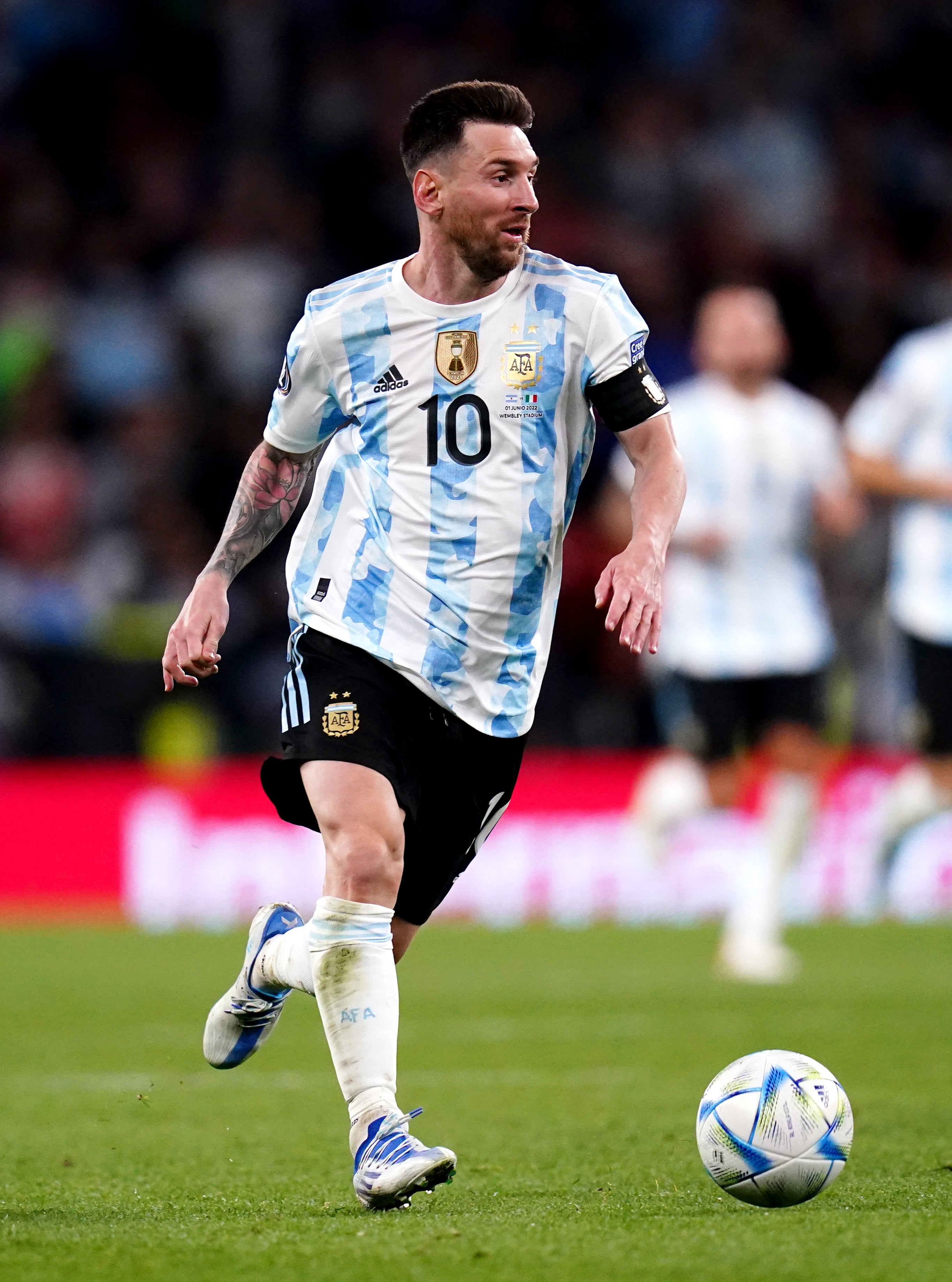 Paris St Germain forward Lionel Messi will be in Qatar with Argentina this winter (John Walton/PA)
