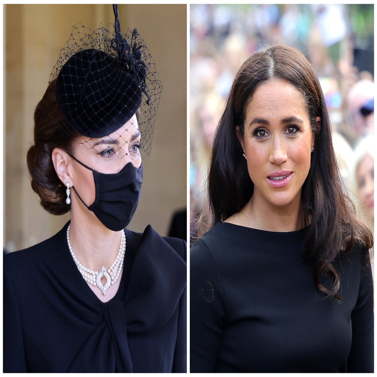 Meghan y Kate: ¿Por qué Kate Middleton y Meghan Markle usarán velos en el  funeral de la Reina? | Independent Español