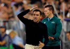 Xavi left ‘angry’ after Barcelona ‘dominate’ Bayern Munich and lose