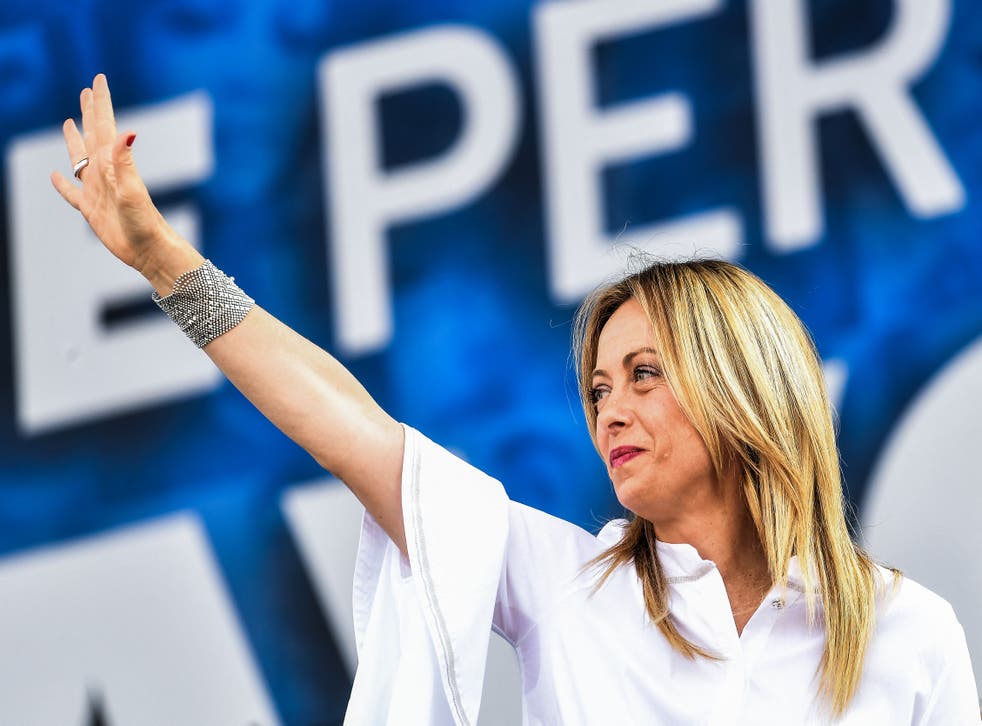 How a far-right politician could become Italy's first female prime minister | The Independent