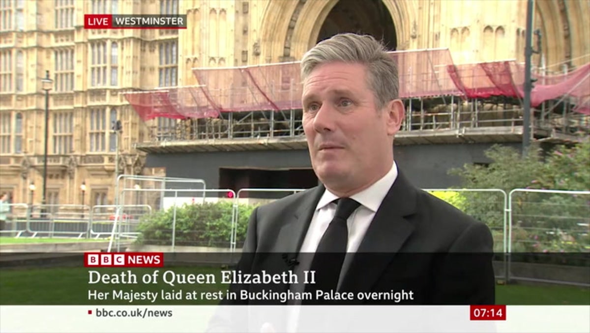Queen Elizabeth: Sir Keir Starmer says journey of hearse through country is ‘very moving’