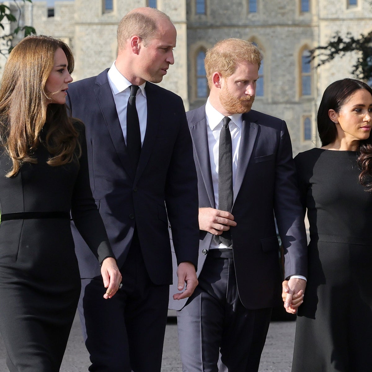 Elegant Dress Royal Family All Black Outfit For Funeral Queen Elizabeth Death: Oprah On Harry, Meghan's ' Elegant Dress Royal Family All Black Outfit For Funeral Queen Elizabeth Death: Oprah On Harry, Meghan's '