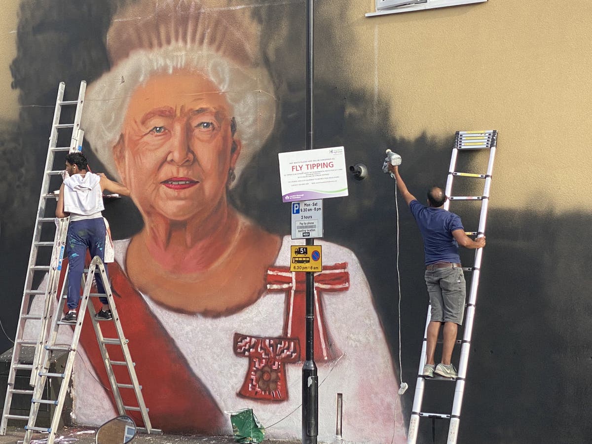 Queen mural in Hounslow divides opinion ahead of funeral