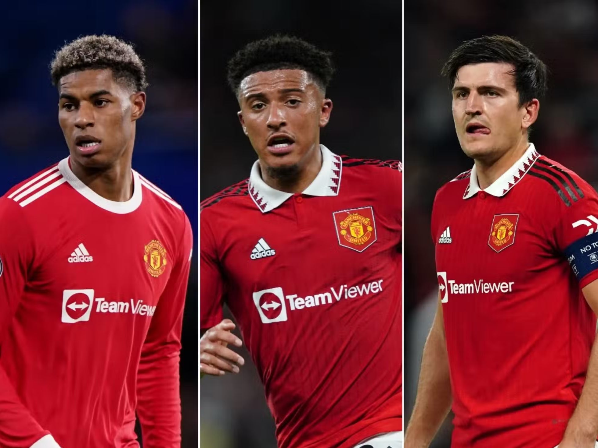 Manchester United trio Marcus Rashford, Jadon Sancho and Harry Maguire will be hoping to get into Gareth Southgate’s latest England squad