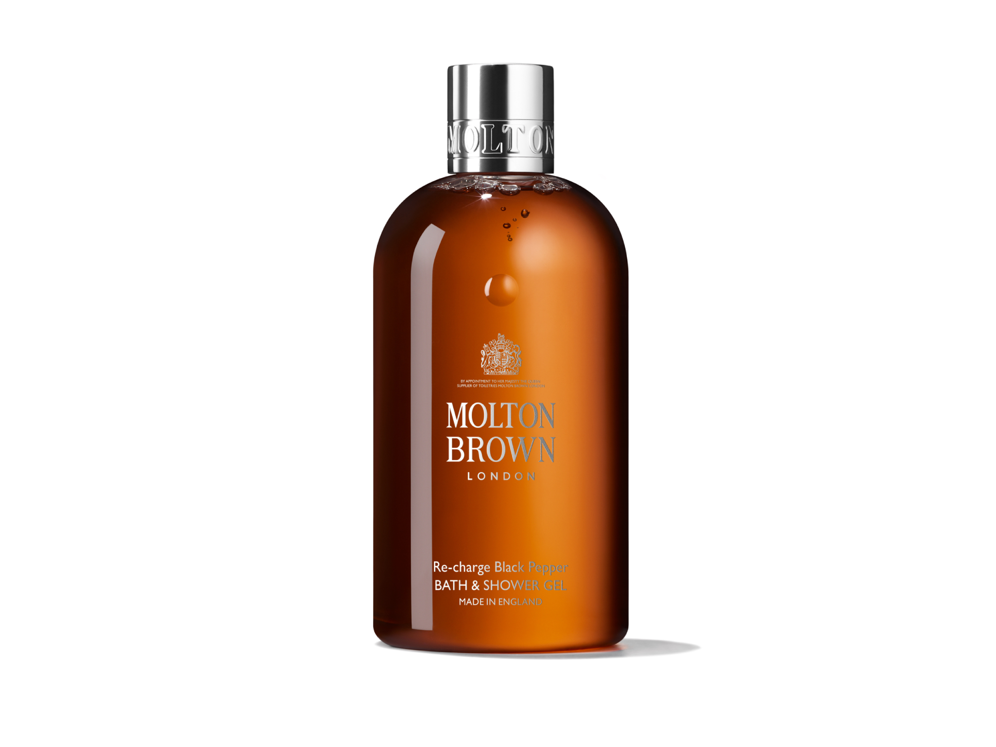 Molton Brown recharge black pepper bath and shower gel