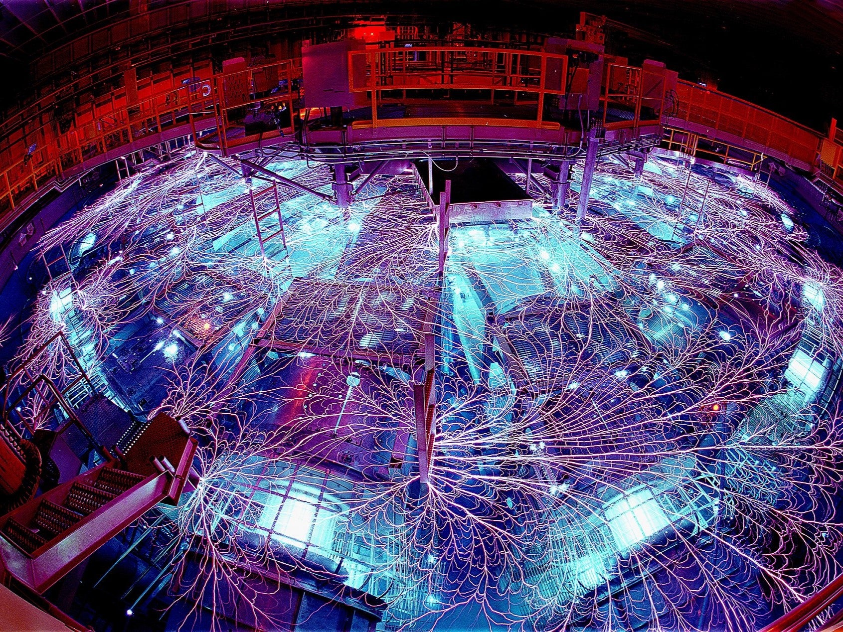A Z-Pulse machine, like this one pictured at Sandia National Laboratory in the US, can generate huge electric pulses