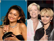 Zendaya’s mother says security stopped her at the Emmys 