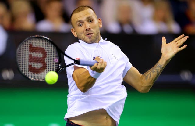 Dan Evans was beaten by Tommy Paul in Glasgow (Steve Welsh/PA)