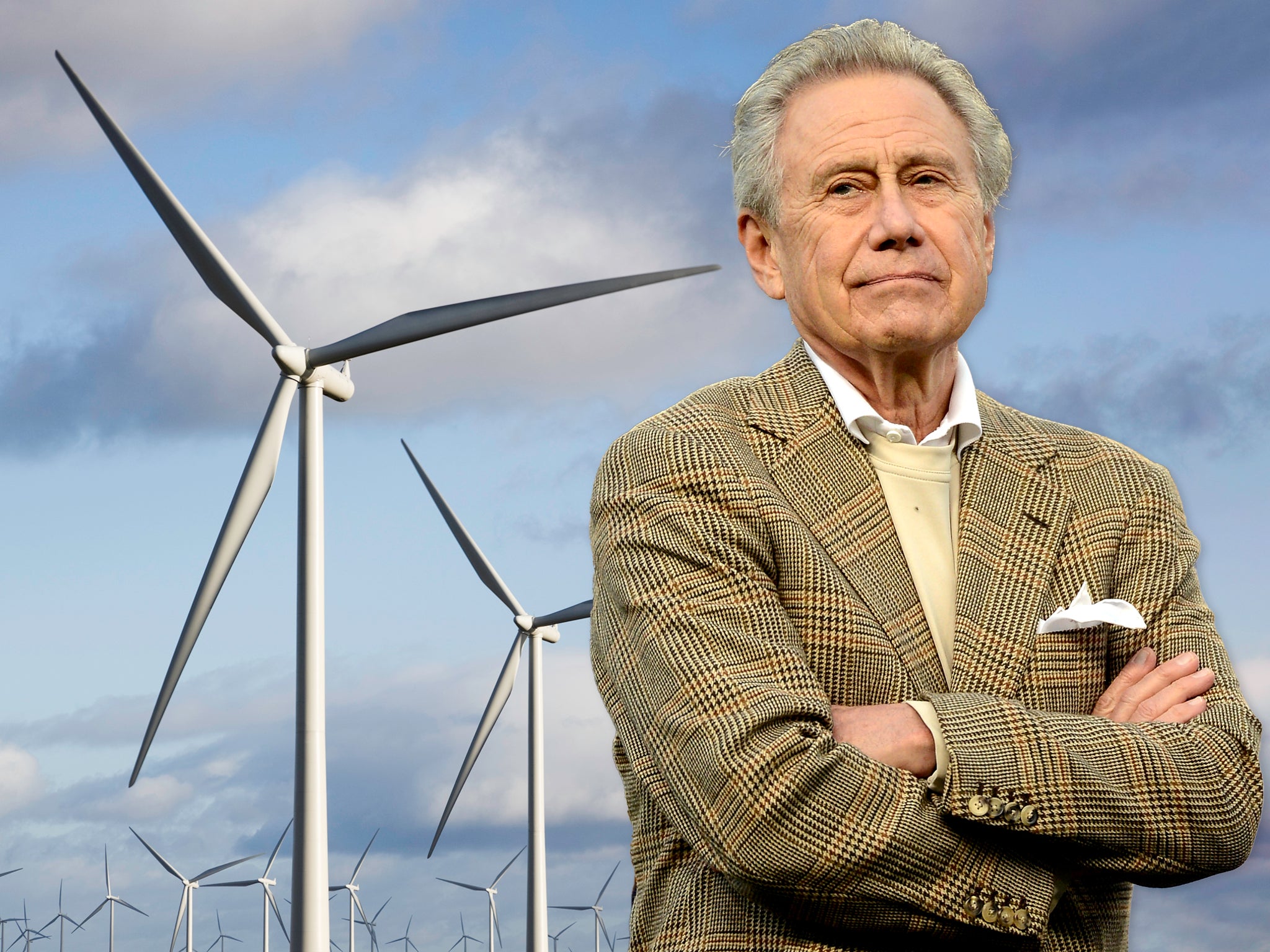 Saving the planet or making a buck? Why is a fossil fuel tycoon building  America's biggest wind farm