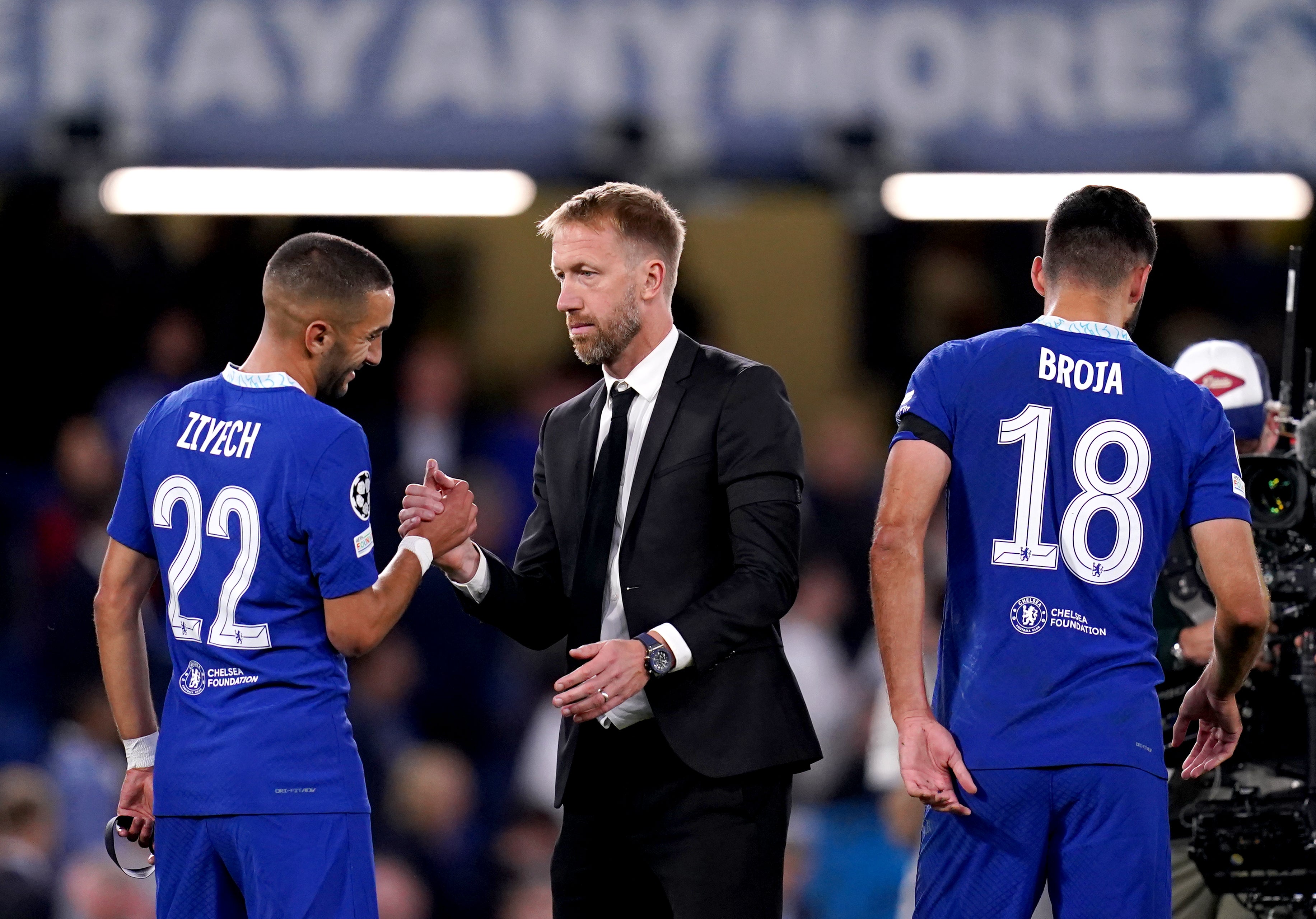 Graham Potter’s first game ended in a draw (John Walton/PA)