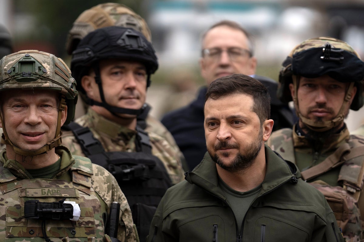 Ukraine war – live: Zelensky hurt in car accident after visiting newly liberated city