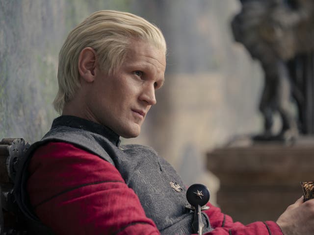 <p>Matt Smith as Daemon Targaryen in ‘House of the Dragon’</p>